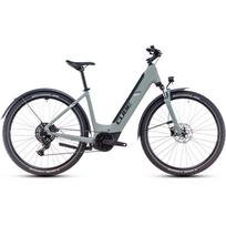 Cube Nuride Hybrid Performance 625 Allroad Easy Entry swampgrey'n'black 2025 elektrinis turistinis dviratis