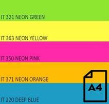 Spalvotas Neon popierius Double A, 75g, A4, SBPDOUDA_RAINBOW4_100