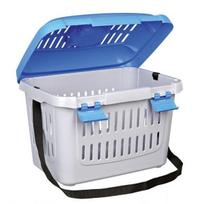 Transportavimo narvas Trixie Capri, baltas/mėlynas, 44x33x32 cm