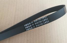 1PCS VEGA V-Belt PJ470 185J 5 briaunų guminis vejapjovės diržas VEGA185J / PJ470 bėgimo takelio diržas Dauguma fitneso