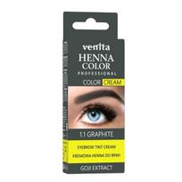 Chna antakiams ir blakstienoms Venita Henna Color Cream, 1.1 Grafitas, 30g