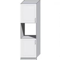 Virtuvinė spintelė orkaitei Natalia White Gloss, balta