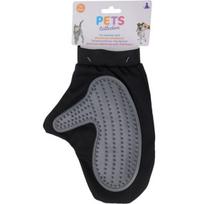 Augintinio šukavimo pirštinė Pets Collection, juoda/pilka