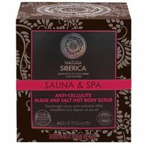 Kūno šveitiklis su druska NS SAUNA&SPA anticeliulitinis „karštas” , 370ml