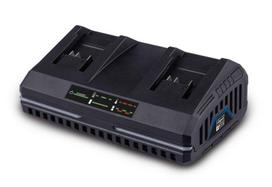 Double charger - SCHEPPACH - 4.5 A - SDBC4.5A - Simultaneously charges two Li-ion batteries from the Scheppach 20V IXES range