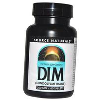 Diindolilmetano tabletės, DIM 200, Source Naturals 60 tab. (72355036) 60tab