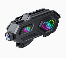1080P HD Motociklo Vaizdo Registratorius Bluetooth Laisvų Rankų Įranga IPX6 600M Interkomo Sistema