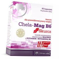 Kalio magnio vitaminas B6, Chela-Mag B6 skurcz, Olimp Nutrition 60 kaps. (36283069) 60caps