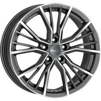 Ratlankis MAK Union R21x9.5 5x112 ET 0 CB 66.6 (Gun Met Mirror Face) (950 kg)