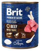 BRIT Premium by Nature Beef with tripe - šlapias maistas šunims - 800g