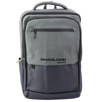 Kuprinė su USB ir nešiojamojo kompiuterio skyriumi, juoda/pilka, 16L