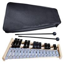 Chromatinis metalofonas su dėklu V-TONE DC 27 SET