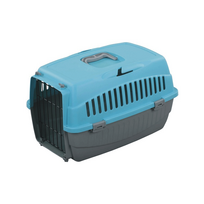 Happet Doggy Carrier mėlynas transportavimo boksas šunims ir katėms