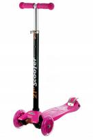 Triratis paspirtukas Scooter LP155, rožinis/juodas