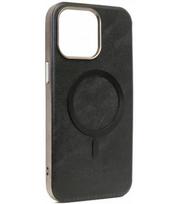 Juodas dėklas Apple iPhone 15 Pro Max telefonui "Gentleman Mag Cover"