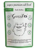 GUSSTO Cat Fresh Chicken drėgnas kačių ėdalas šviežia vištiena 24x85g