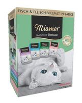 MIAMOR RAGOUT ROYALE Multibox 12x100g Naminių paukščių skonio padažas Vištienos, anties, paukštienos, kalakutienos drėgnas kačių ėdalas
