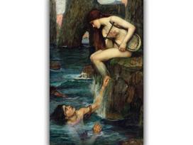 Reprodukcija „Sirena“, John William Waterhouse (1900)