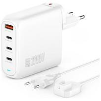 4smarts Flex Pro 100W wall charger, 3xUSB-C + 1xUSB-A, white