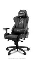Žaidimų kėdė Arozzi Star Trek Edition, Juoda