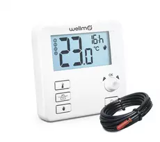 Virštinkinis neprogramuojamas termostatas (termoreguliatorius) šildomom grindims WELLMO WTH31.16FL