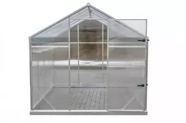 Aliuminio/polikarbonatinis šiltnamis GAMPRE Sanus XL-9