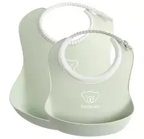 BABYBJÖRN minkšti seilinukai 2vnt. Powder Green 052041
