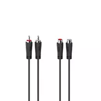 Cable Hama 2RCA -2RCA extension 1,5m