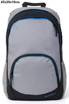 Mokyklinė kuprinė Ergobag Satch Fly Gray Ray