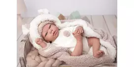 Reborn kūdikėlis su šiltu pleduku, 40 cm AR98053