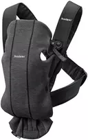 BABYBJÖRN nešioklė MINI Charcoal Grey, 3D Jersey 021076