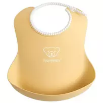 BABYBJÖRN minkštas seilinukas Powder Yellow 046366
