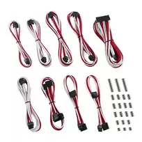 CableMod Classic ModMesh RT kabelių rinkinys ASUS/Seasonic/Phanteks – balta/raudona