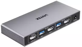 "Unitek" KVM jungiklis 4K@60Hz USB 3.0 HDMI