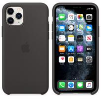 MX002ZM/A Apple silikoninis dėklas skirtas iPhone 11 Pro Max juodos spalvos