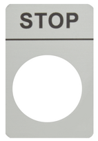 Aliuminio ženklas su ženklu "STOP"