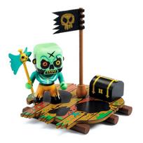 Pirato figūrėlė - Skullapikas ir jo plaustas, Djeco Arty Toys DJ06841