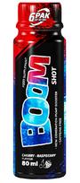 6PAK "Boom Shot" prieš treniruotę - vyšnia-avietė - 80 ml