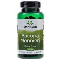 Swanson Bacopa Monnieri standartizuotas ekstraktas 250 mg - 90 kapsulių