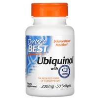 "Doctor's Best Ubiquinol" iš "Kaneka" 200 mg - 30 kapsulių