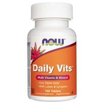 "Now Foods Daily Vits", daugiafunkciniai vitaminai ir mineralai - 100 tablečių