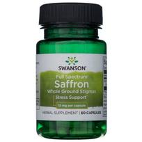 "Swanson Full Spectrum" šafranas, sveikos maltos stigmos 15 mg - 60 kapsulių