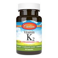 "Carlson Labs" vitaminas K2 (MK-4) 5 mg - 60 kapsulių