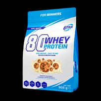 6PAK Protein 80 išrūgų baltymų sausainis - 908 g