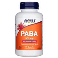 "Now Foods" PABA 500 mg - 100 kapsulių