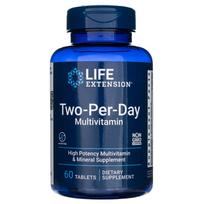 "Life Extension" dviejų dienų tabletės (multivitaminai) - 60 tablečių