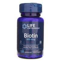 "Life Extension" biotinas 600 mg - 100 kapsulių
