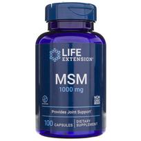"Life Extension" MSM (metilsulfonilmetanas) 1000 mg - 100 kapsulių