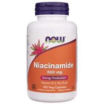 Now Foods Niacinamide 500 mg - 100 Veg kapsulių