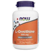"Now Foods" L-Ornithine 500 mg - 120 Veg kapsulių